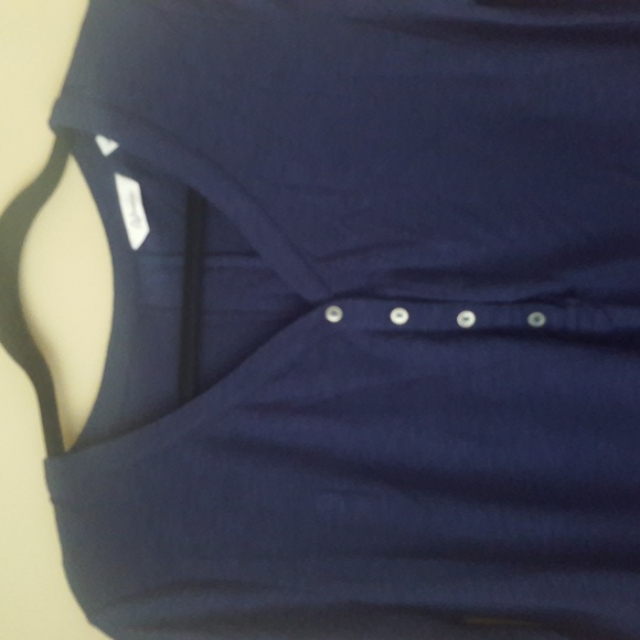 Reitmans Blue V-Neck Top, Size M - Picture 2 of 11
